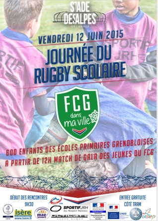 Journée du rugby scolaire ce vendredi au Stade des Alpes
